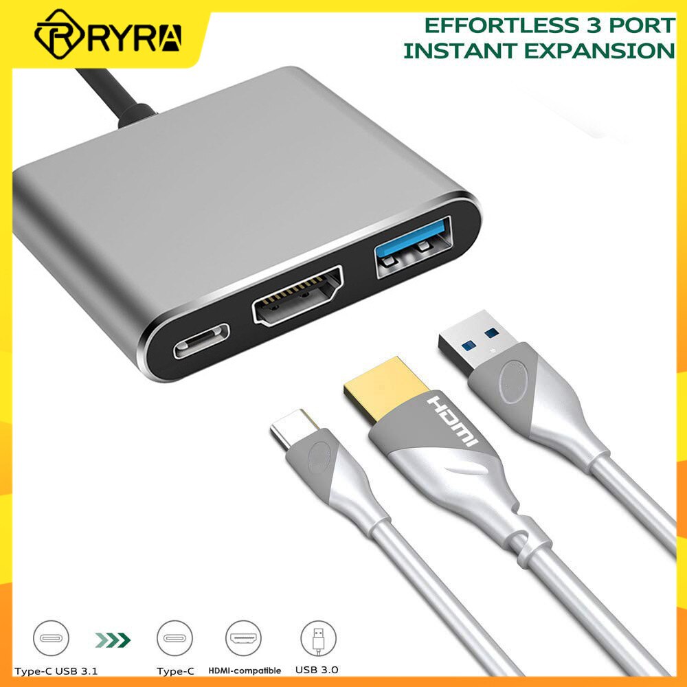RYRA-3  1 Ÿ c  USB C To HDMI ȣȯ й USB 3.0   ȭ Ｚ, USB 3.0 PD  
